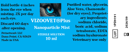Vizoovet Plus Nanoparticle Mist 10 ml